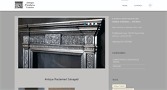 Desktop Screenshot of antiquefireplaceslondon.com